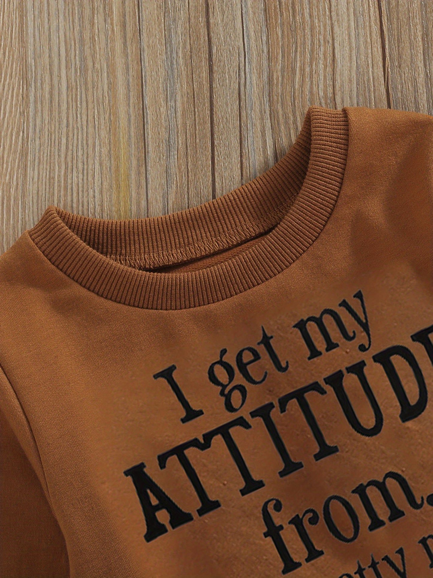 Toddler Baby Girls Fall Clothes Letter Print Long Sleeve Sweatshirt and Stretch Camouflage Pants Set 2pcs Outfit, for Outdoor