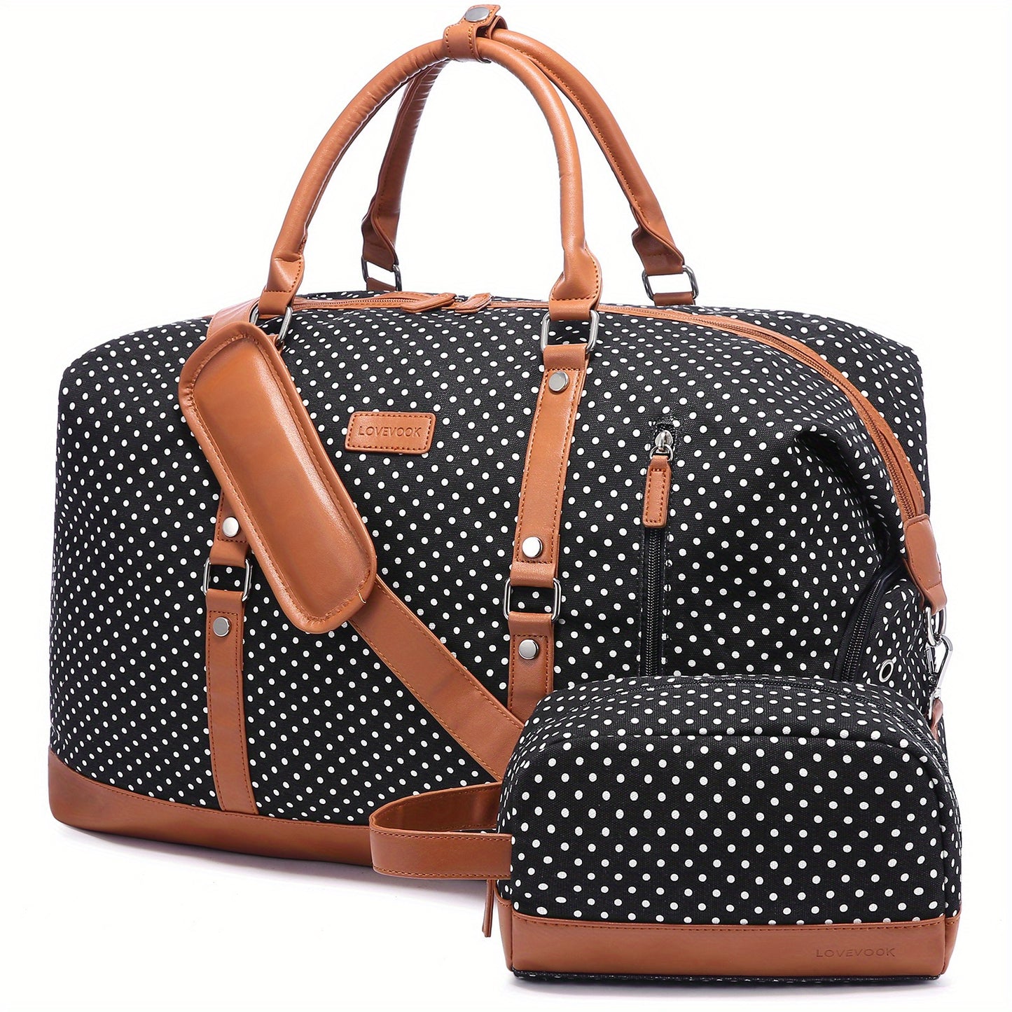 Travel Duffle Bag for Women Weekender Overnight Bag with Laptop Compartment Carry On Bag for Airplanes with Toiletry Bag Gym Tote Bag with Wet Pocket Hospital Bag for Labor and Delivery