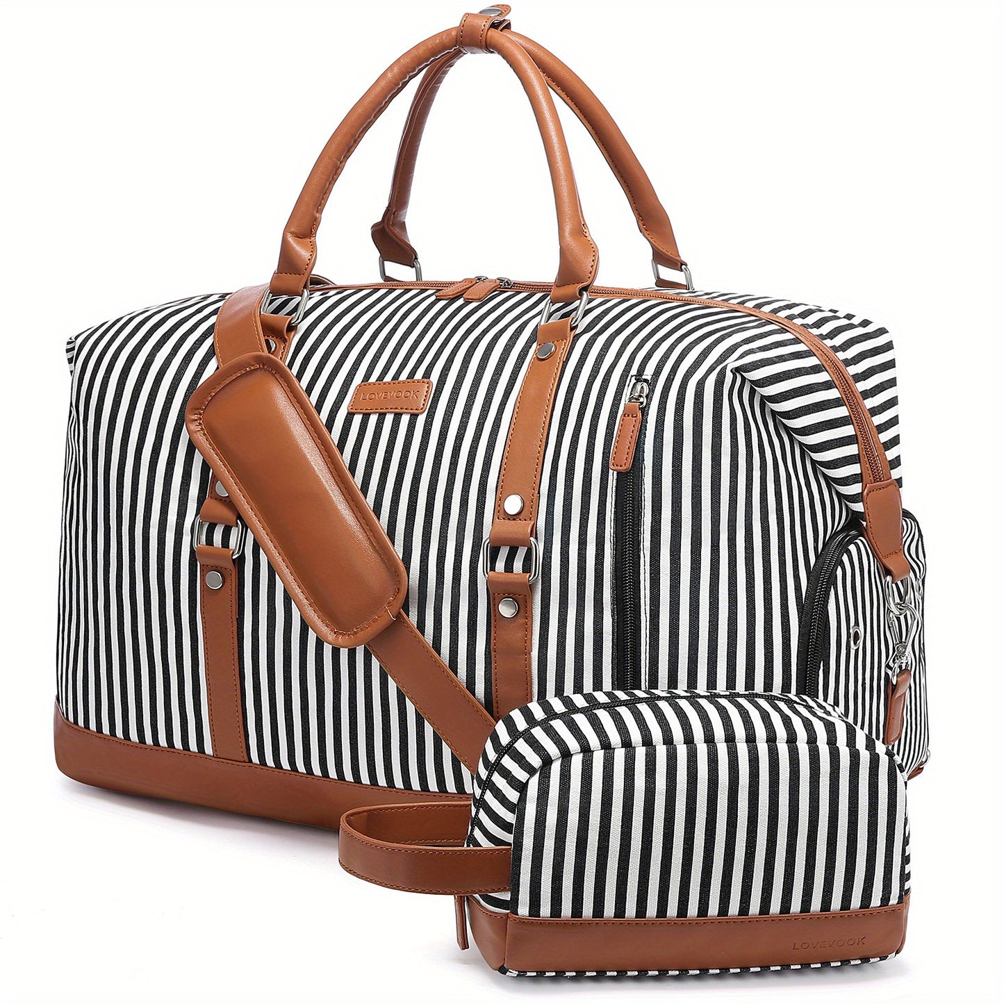 Travel Duffle Bag for Women Weekender Overnight Bag with Laptop Compartment Carry On Bag for Airplanes with Toiletry Bag Gym Tote Bag with Wet Pocket Hospital Bag for Labor and Delivery