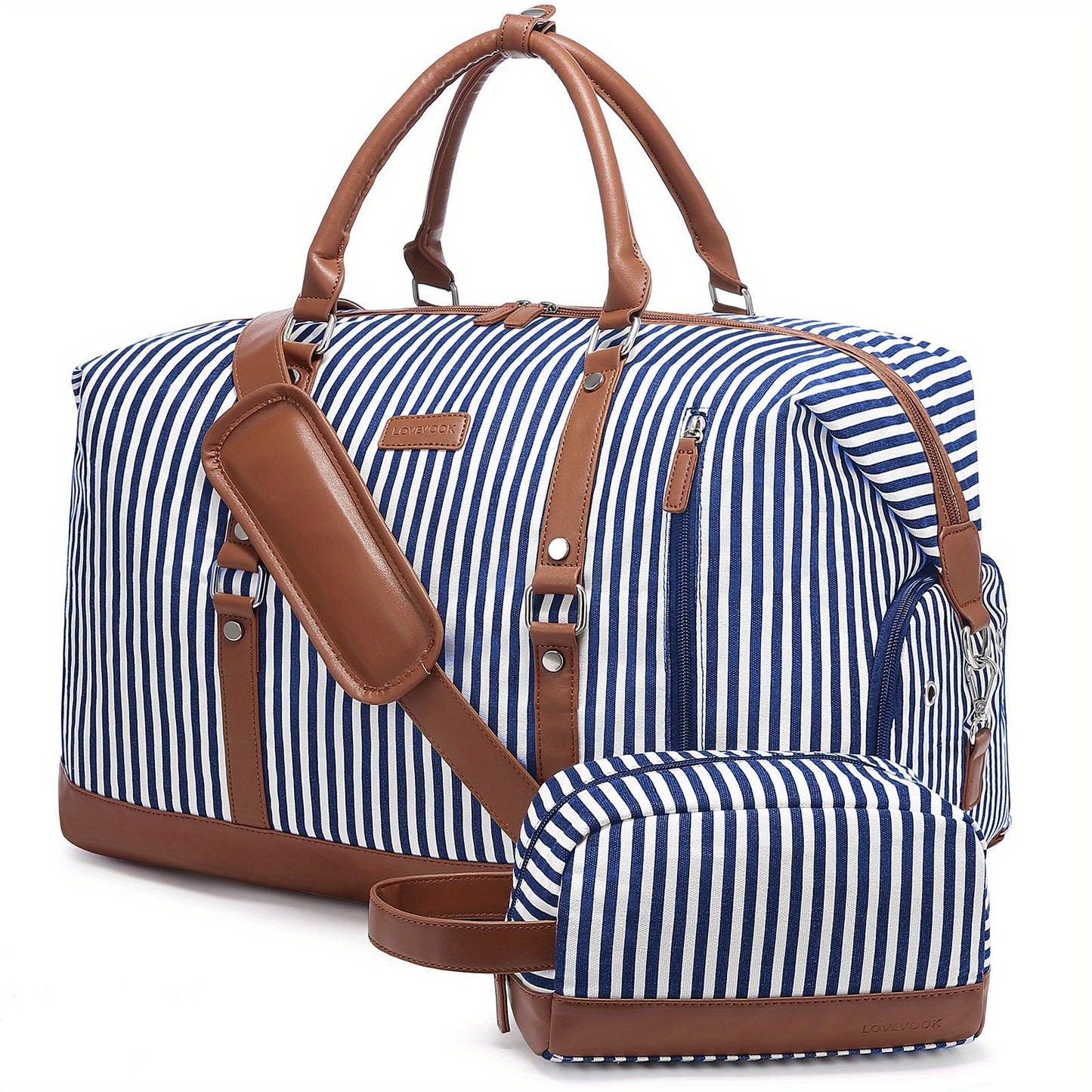 Travel Duffle Bag for Women Weekender Overnight Bag with Laptop Compartment Carry On Bag for Airplanes with Toiletry Bag Gym Tote Bag with Wet Pocket Hospital Bag for Labor and Delivery