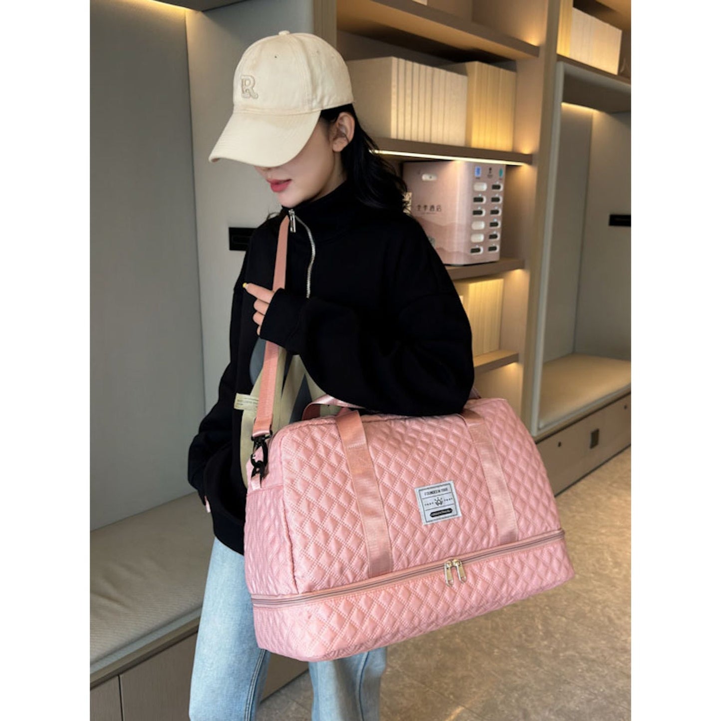 Weekender Gym Duffle Bag With Shoe Compartment Foldable Travel Bag Expandable Carry On Luggage Overnight Delivery Garment Bag Hospital Labor Delivery Bags