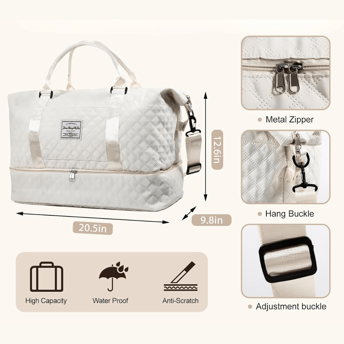 Weekender Gym Duffle Bag With Shoe Compartment Foldable Travel Bag Expandable Carry On Luggage Overnight Delivery Garment Bag Hospital Labor Delivery Bags