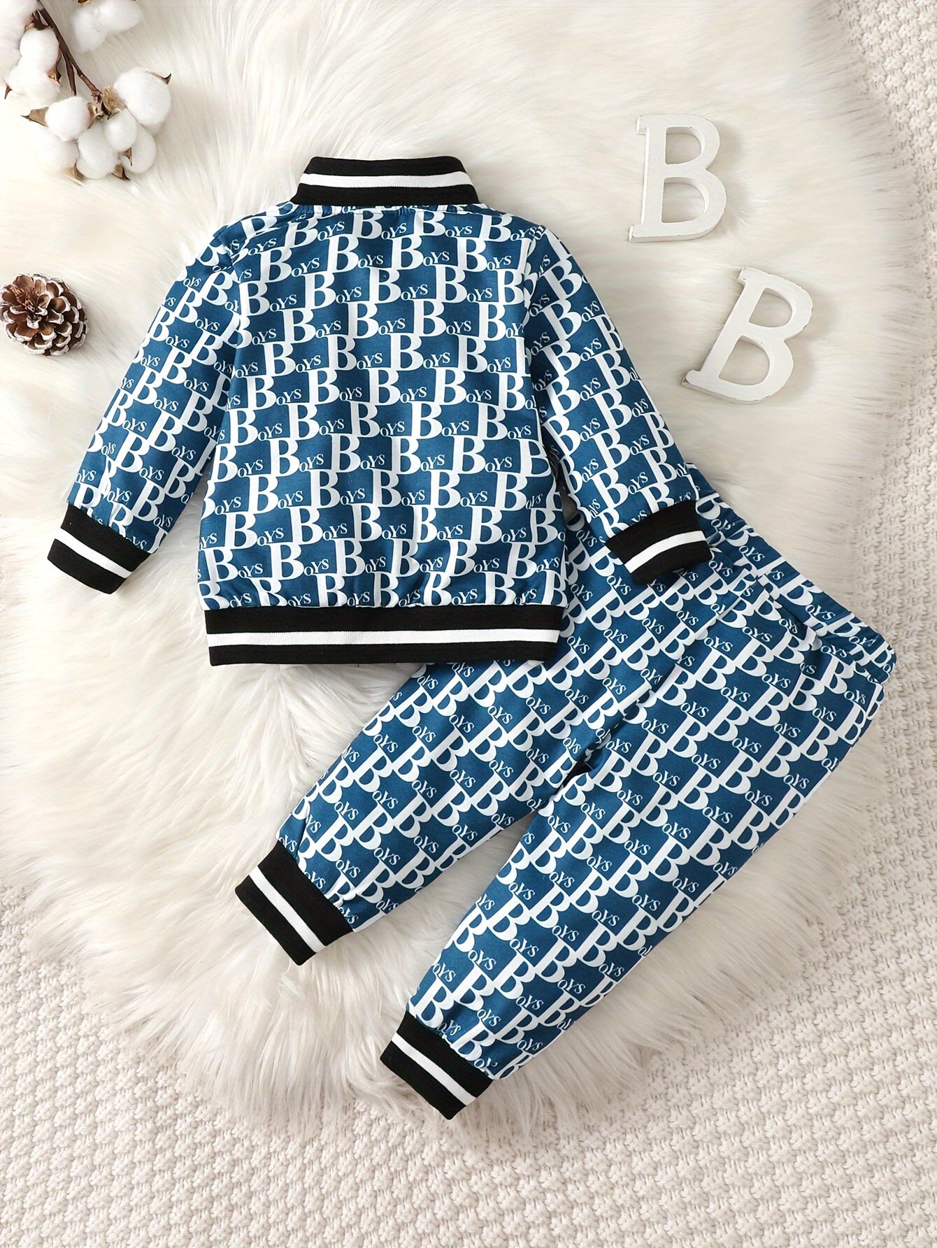 New Autumn Baby Boy Suit Sports Suit for Boys 0-3 Years Old Polyester Fabric