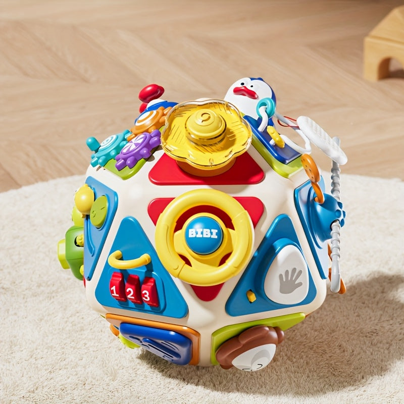 20 in 1 Youngsters Busy Board Cube Toys Active Cube Toys for 1 2 Year Old Boys Girls Early Educational Sensory Toy for Youngsters 1 to 3 Travel Toys Gifts for 1 2 Year Old Boy Girl