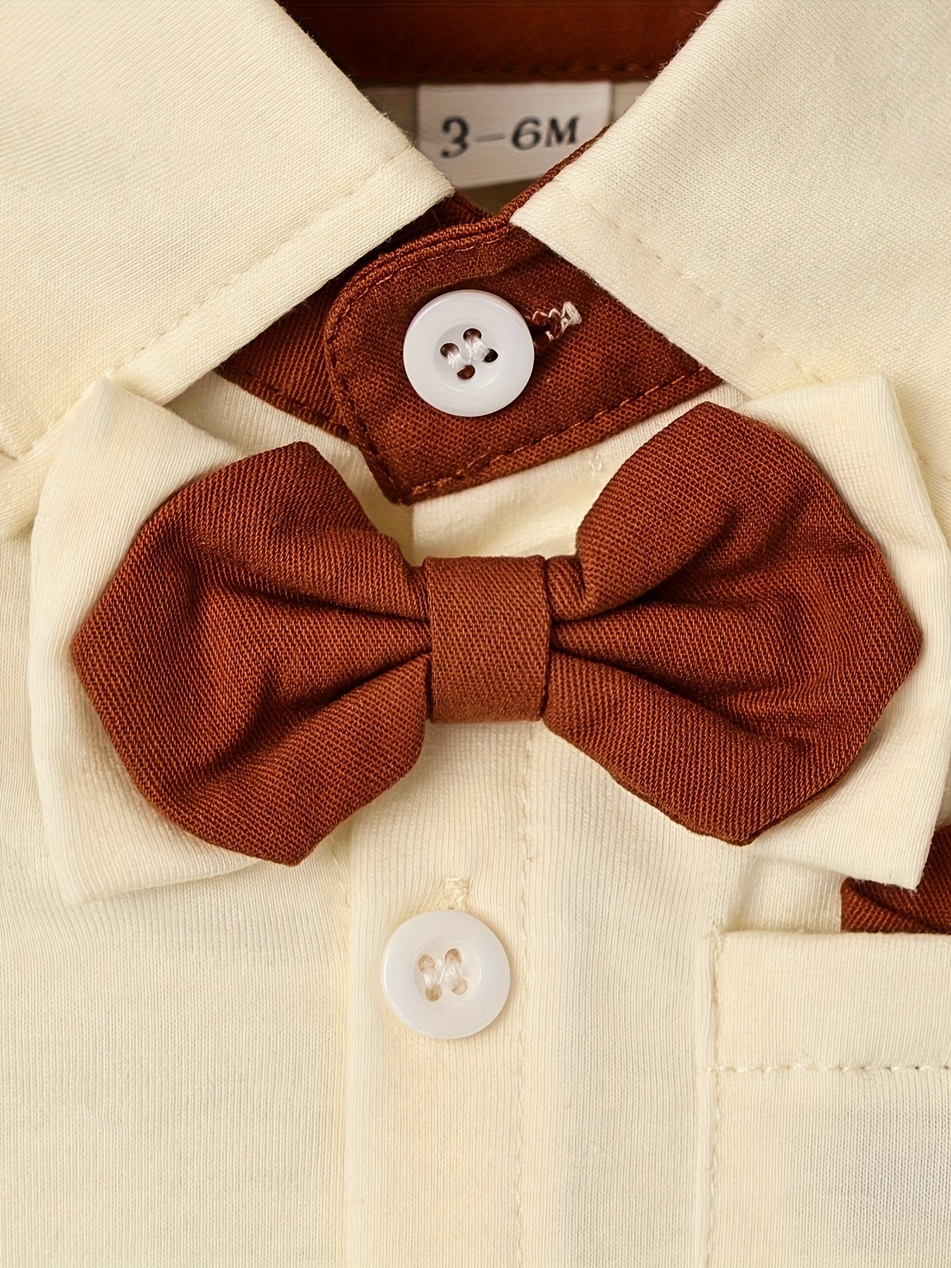 Baby Boy Clothes Infant Little Gentleman Romper Strap Pants Bowtie 3pcs Outfits 0-18 Months