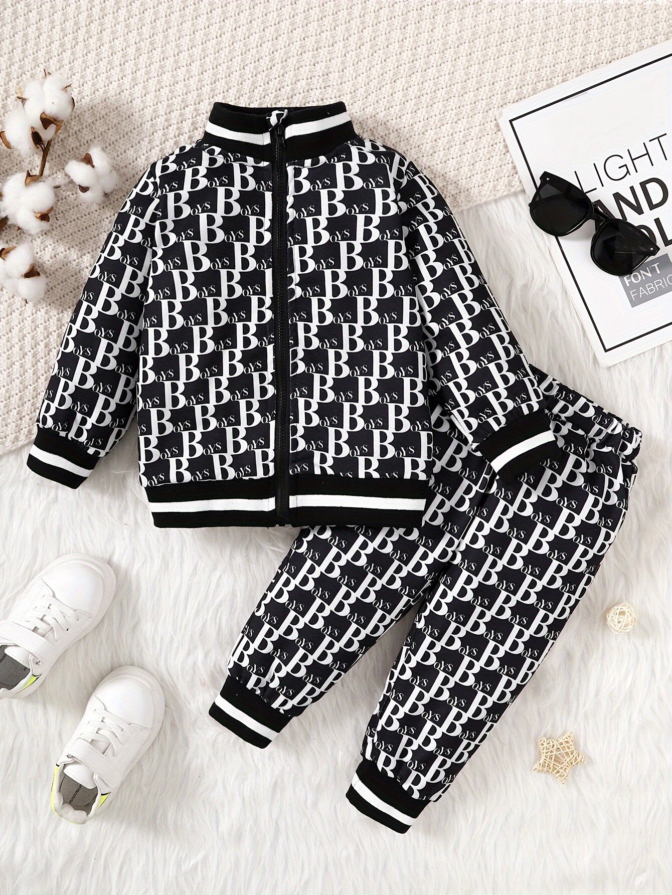 New Autumn Baby Boy Suit Sports Suit for Boys 0-3 Years Old Polyester Fabric