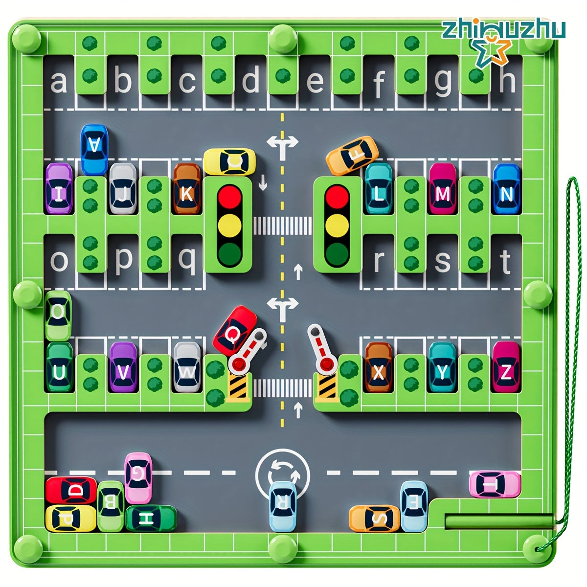 Wooden Magnetic Alphabet Maze Toys For Fine Motor Skills | Sensory Travel Toys Ideal Gift For Boys And Girls
