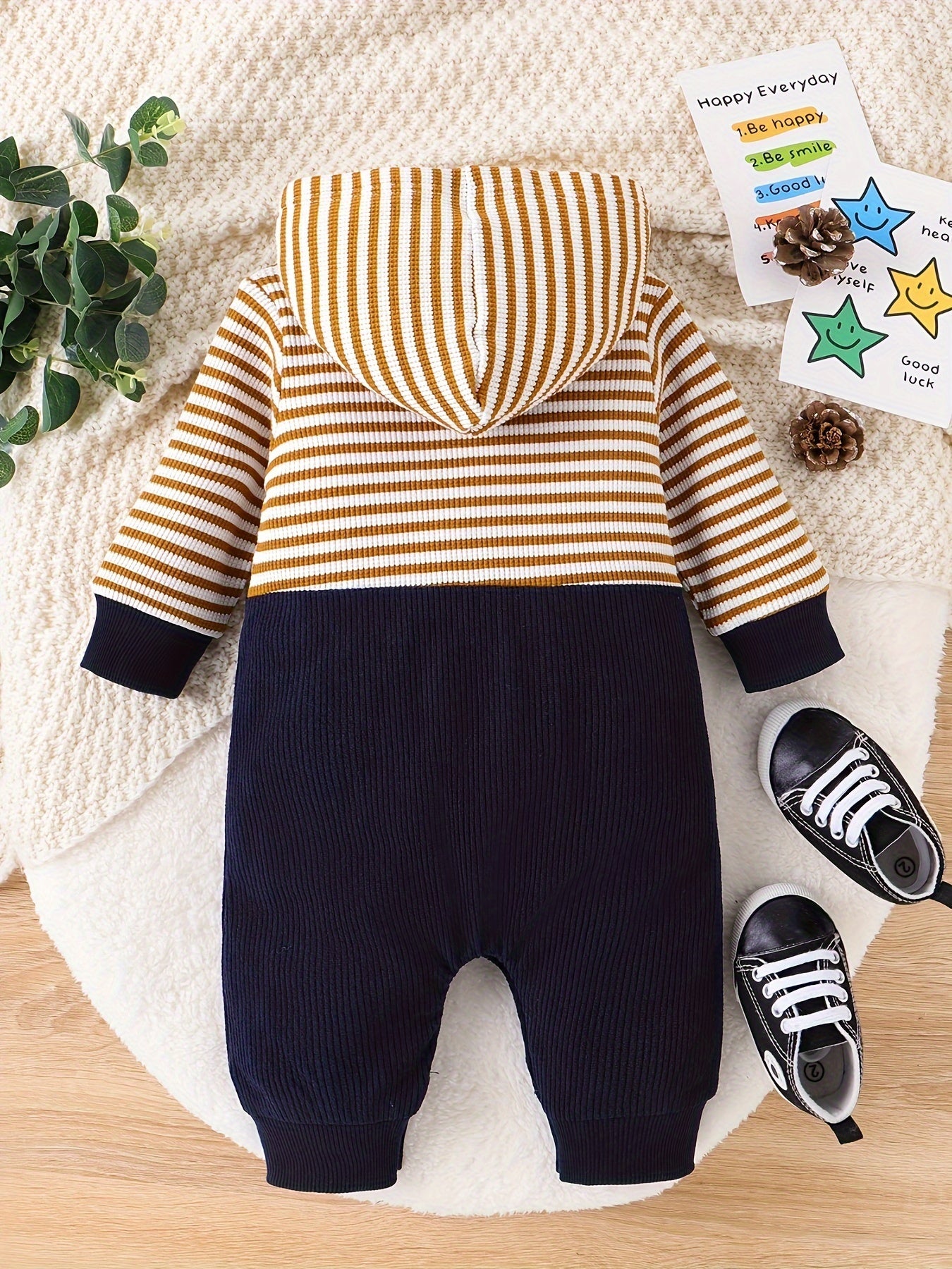 Baby Boy Clothes Newborn Outfits Infant Fall Winter Long Sleeve Cartoon Romper Bodysuit and Pocket Pants Set 0 Months to 18 Months for Outdoor Use
