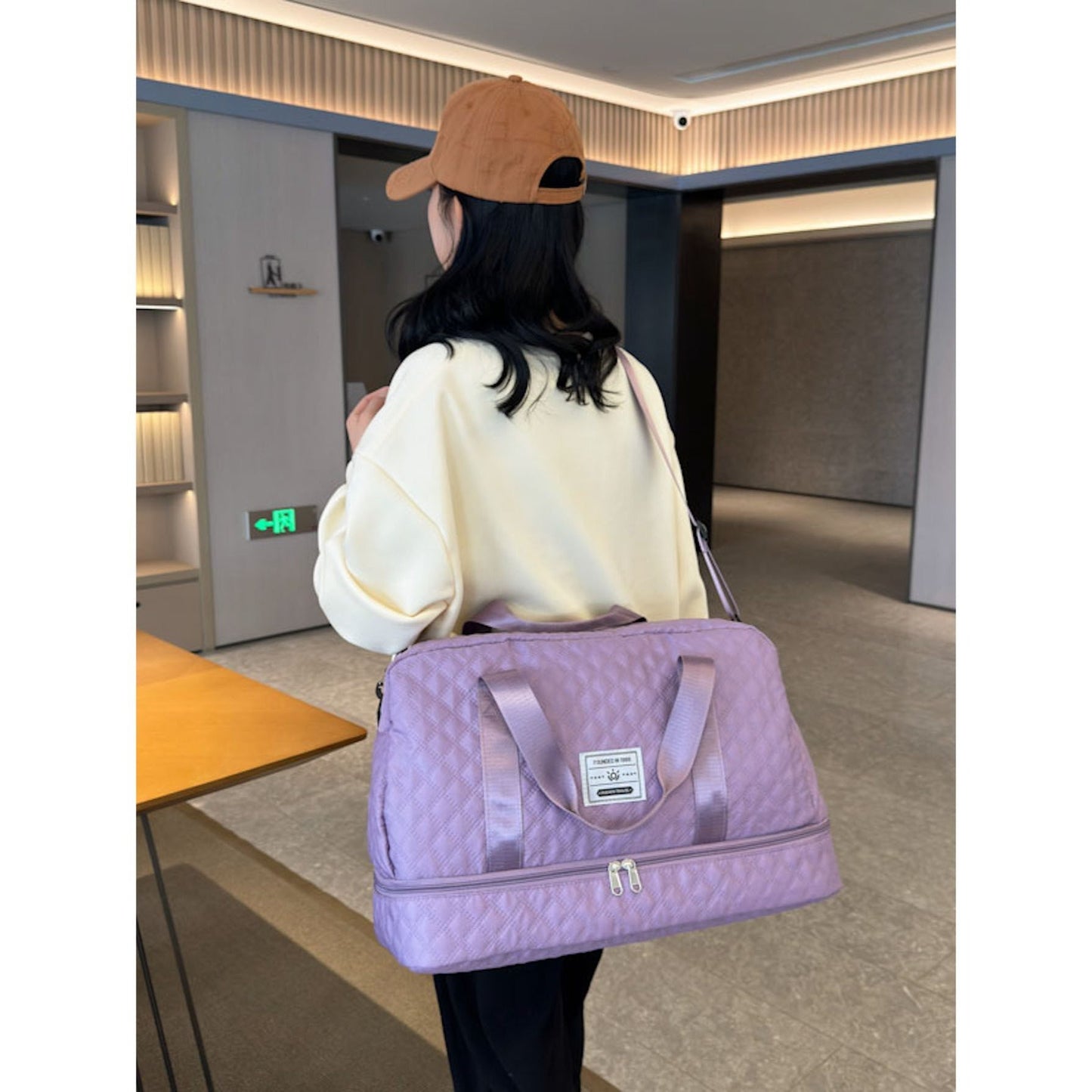 Weekender Gym Duffle Bag With Shoe Compartment Foldable Travel Bag Expandable Carry On Luggage Overnight Delivery Garment Bag Hospital Labor Delivery Bags