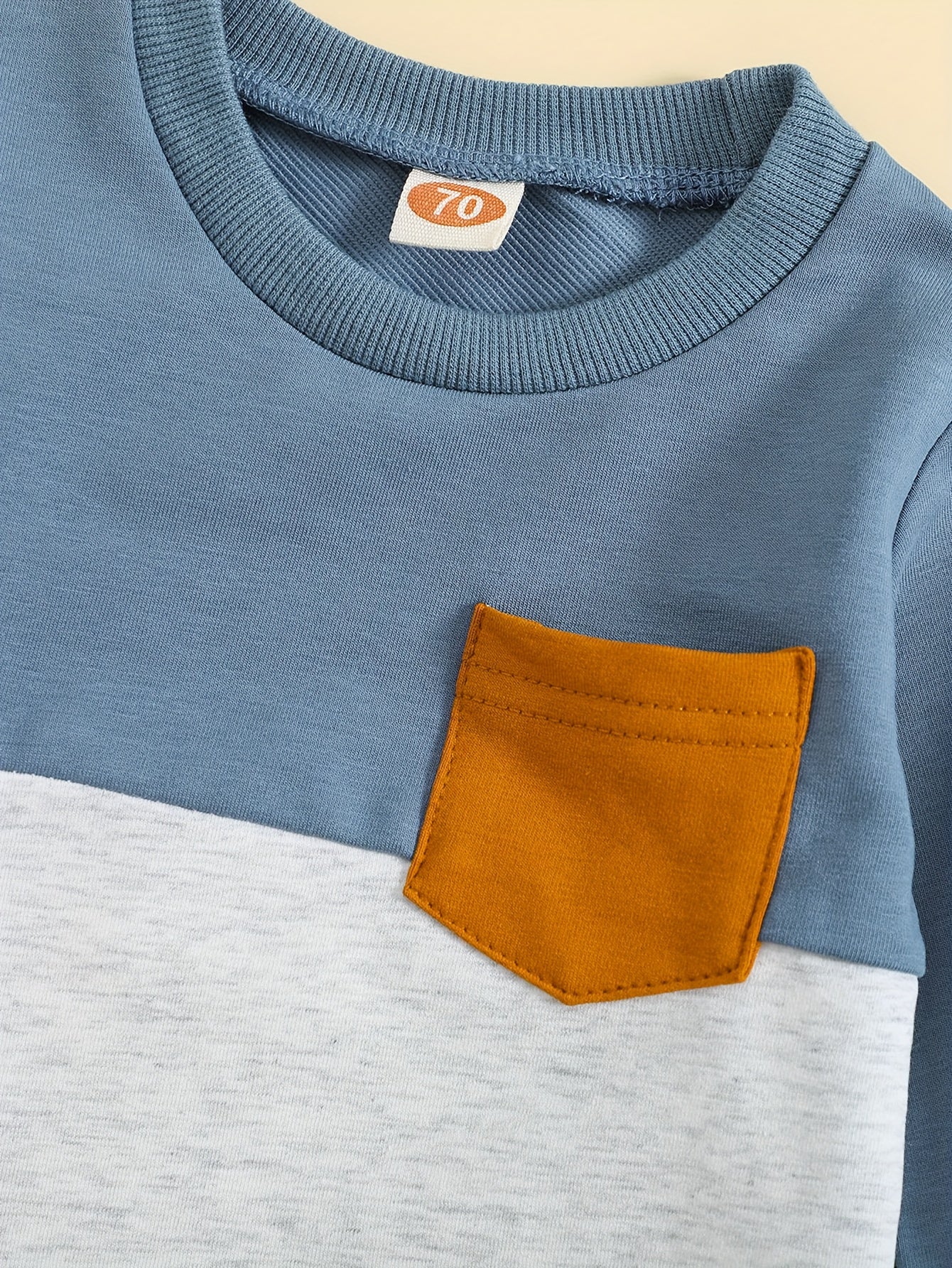 Baby Boy Clothes Spring/Fall Round Neck Long Sleeve Casual Style Solid Color Hoodie with Pockets & Elastic Waist Knit Pants Infant Versatile Set 6pcs Combination Set Toddler Boys' Clothes, Perfect for