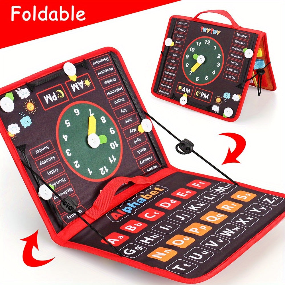 Busy Board Sensory Toy Educational Activity Skills Development Board for Early Learning Perfect Travel Toy for Boys and Girls Ideal for Youngsters