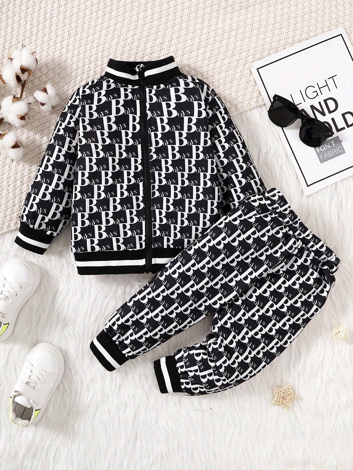 New Autumn Baby Boy Suit Sports Suit for Boys 0-3 Years Old Polyester Fabric