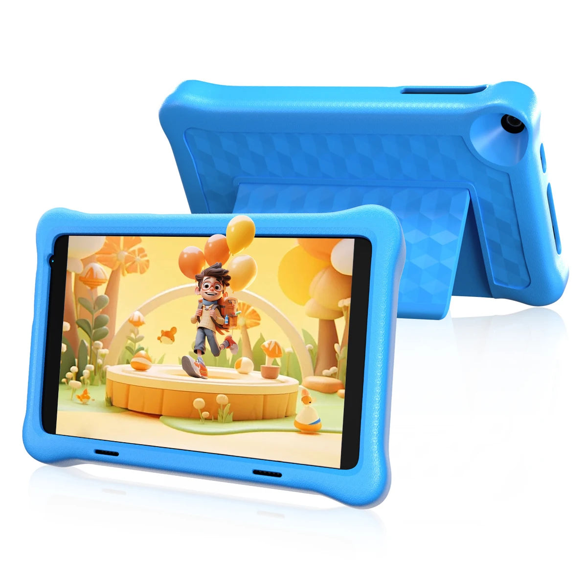8 Inch Kids Tablet Android 11 Quad Core 2GB RAM 32GB Case