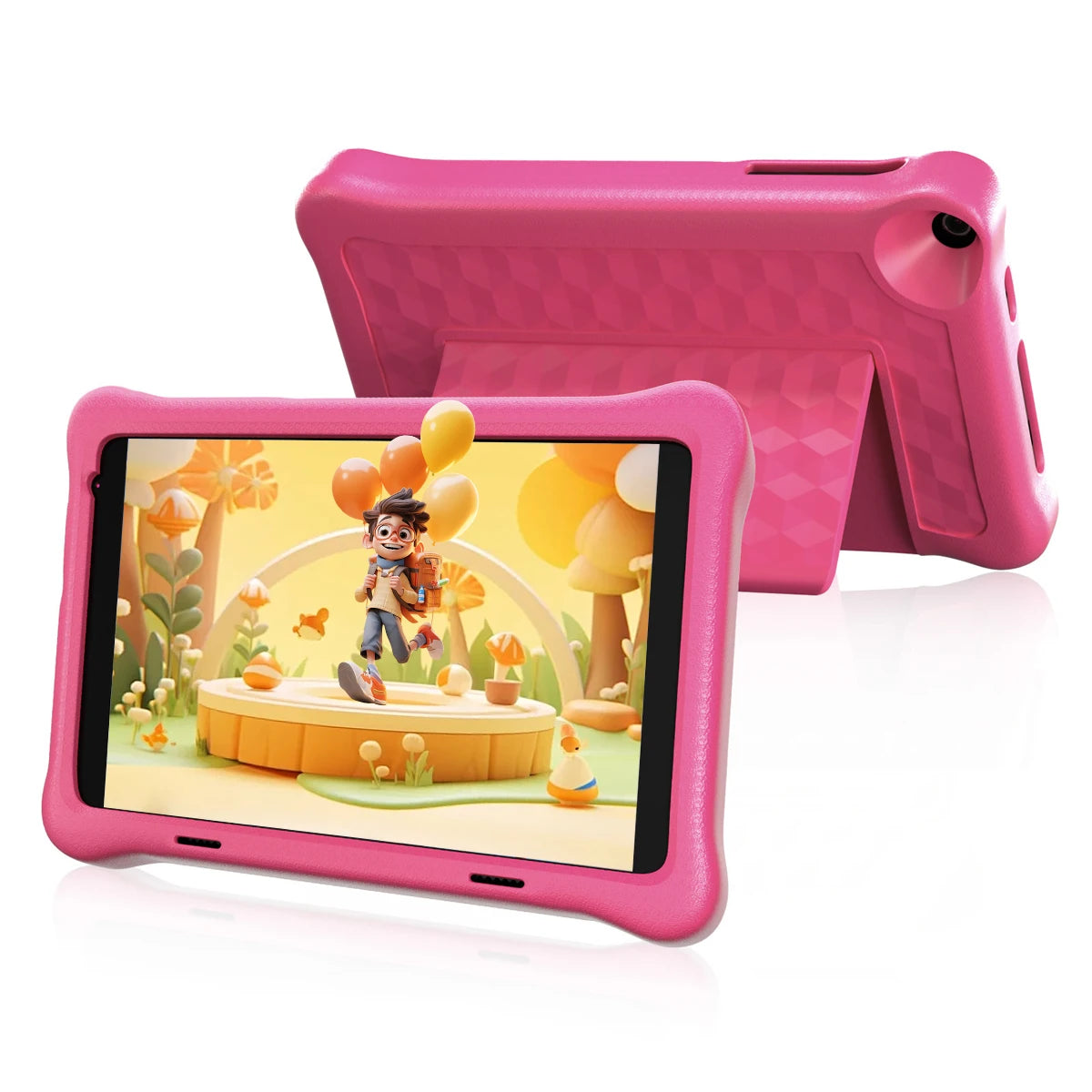 8 Inch Kids Tablet Android 11 Quad Core 2GB RAM 32GB Case