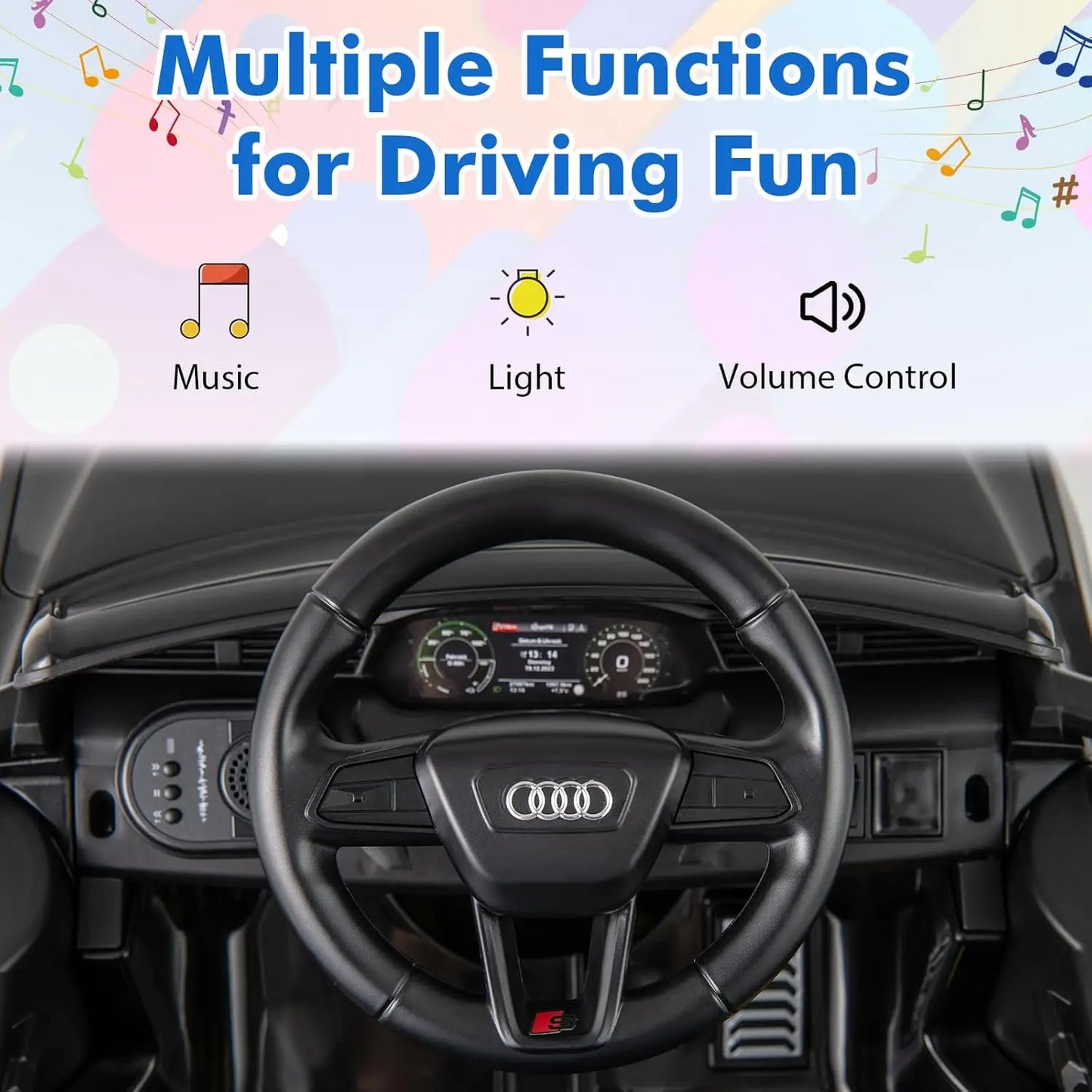Licensed INFANS Ride On Car Battery Powered Vehicle Remote