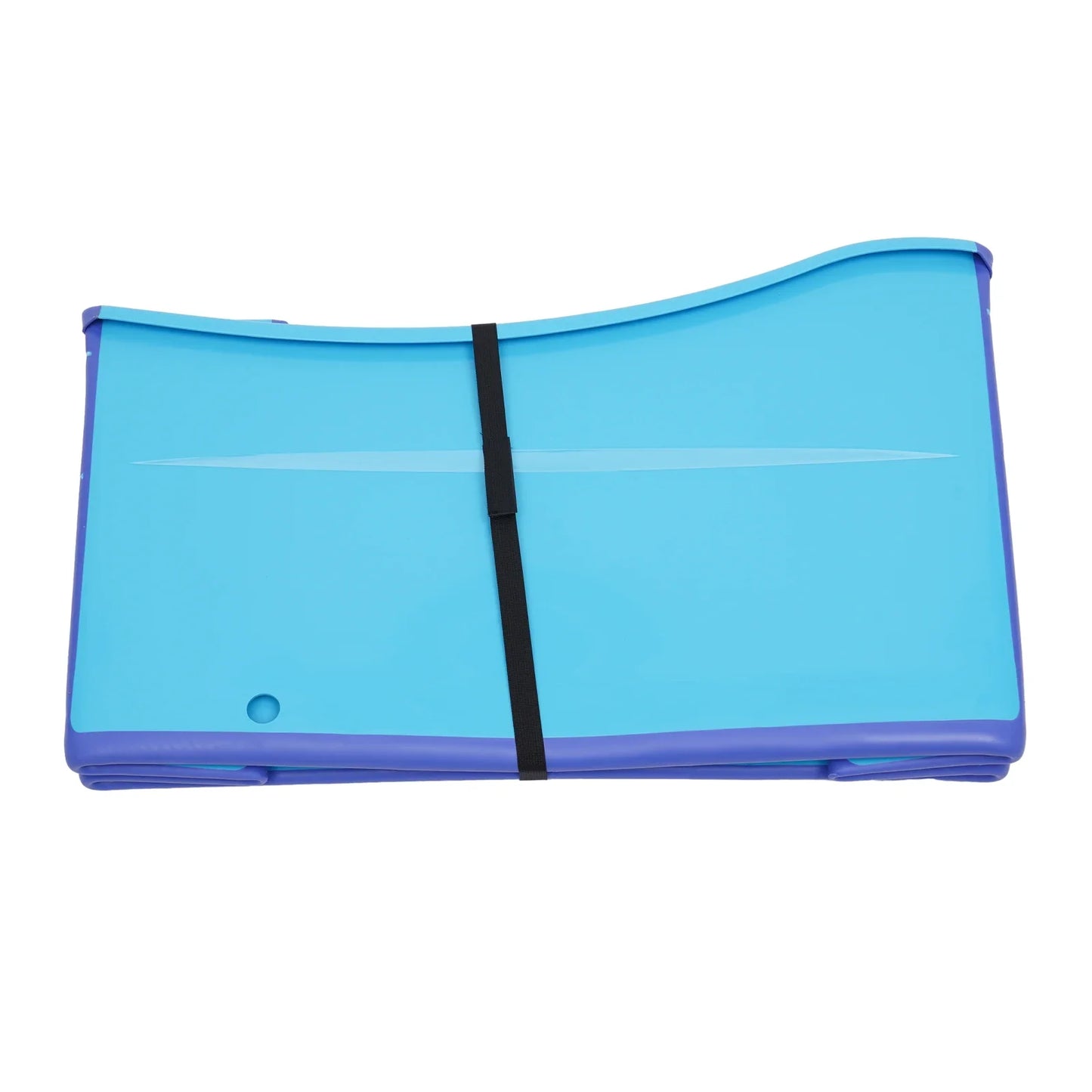 Oversized Foldable Bath Tub Portable Spa Sauna Bath Rectangle Bucket Water Tub for Adults and Kids Blue