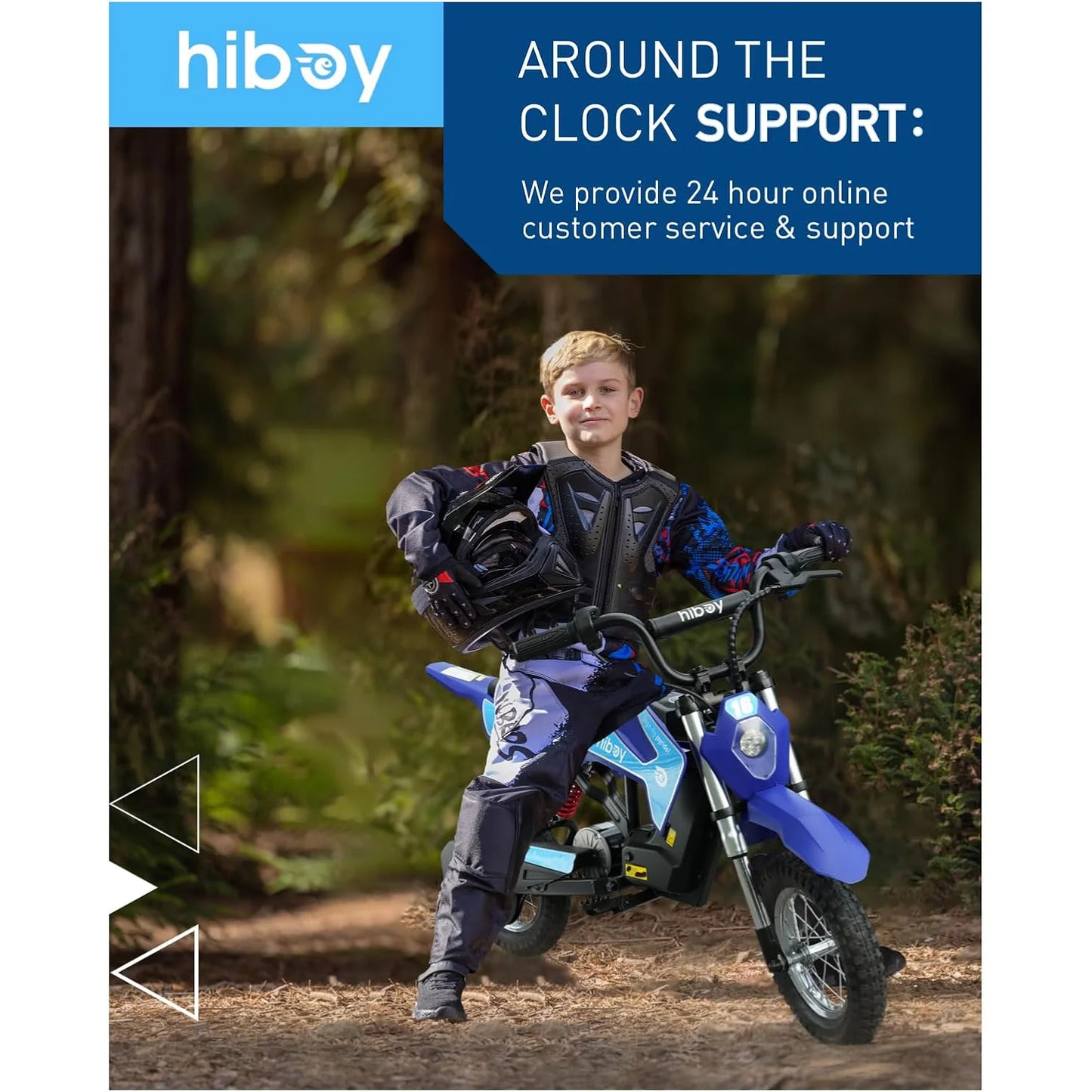 Hiboy 36V 300W Electric Kids Dirt Bike 3 Speed Modes