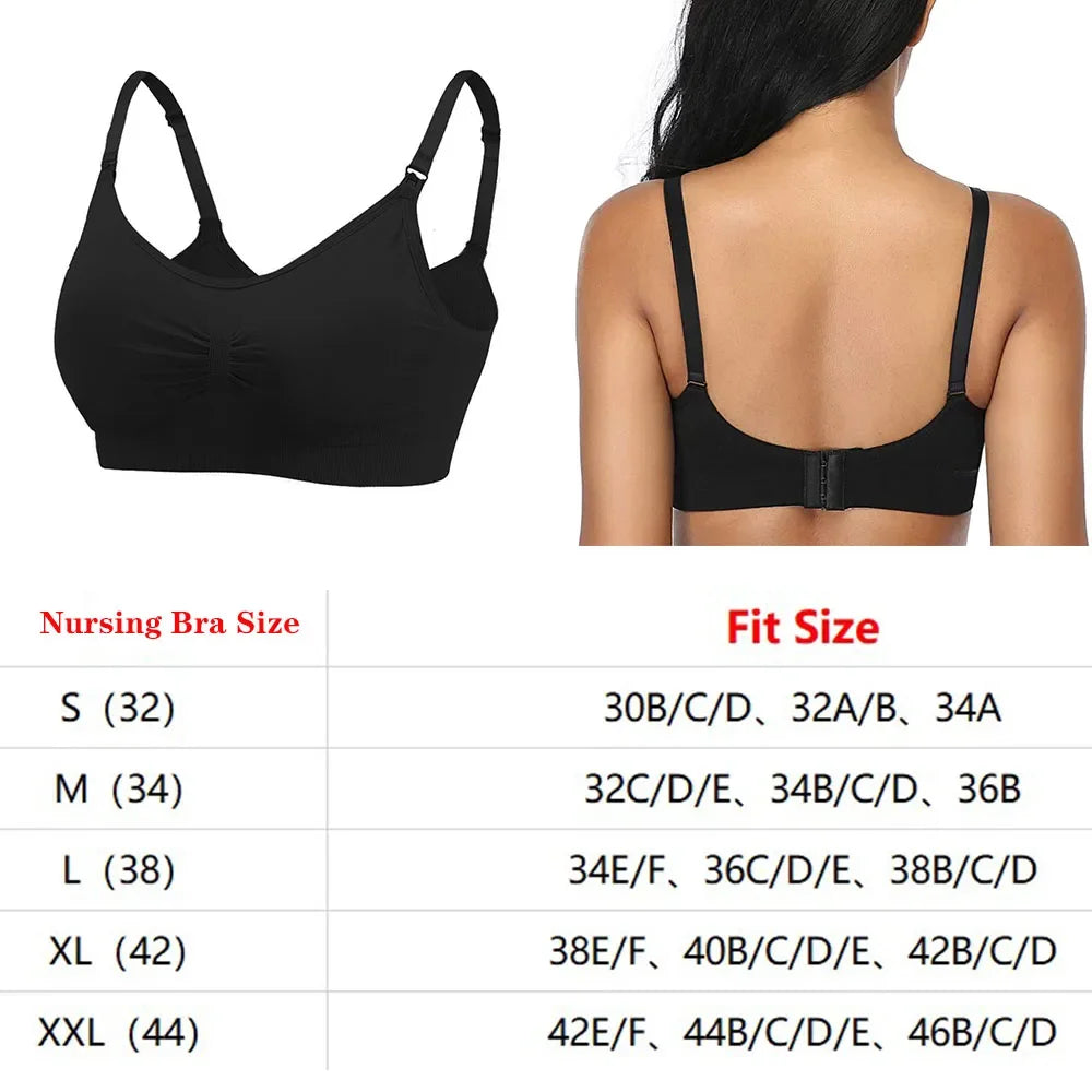 Breastfeeding Nursing Bras Wirefree Maternity For Pregnant