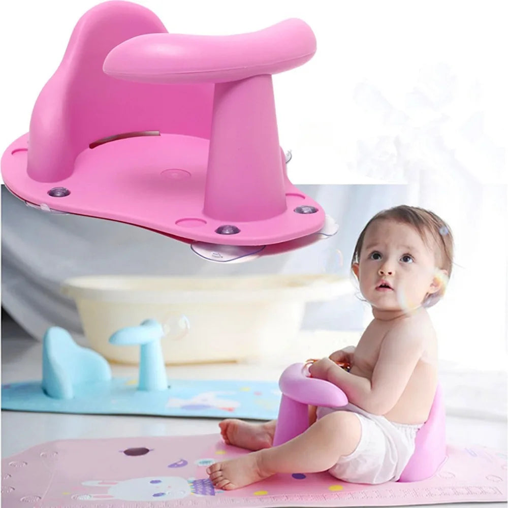 1PC Baby Care Bath Seat for Newborn Infants Anti Slip Plastic Baby Bath Tub Chair