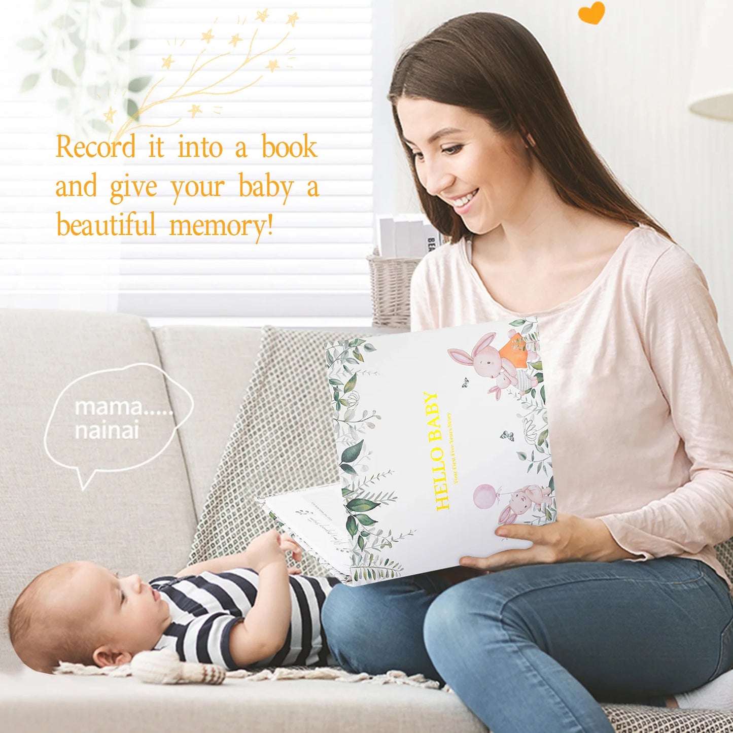 DIY Baby Memory Book Scrapbook Photo Album Pregnancy Diary
