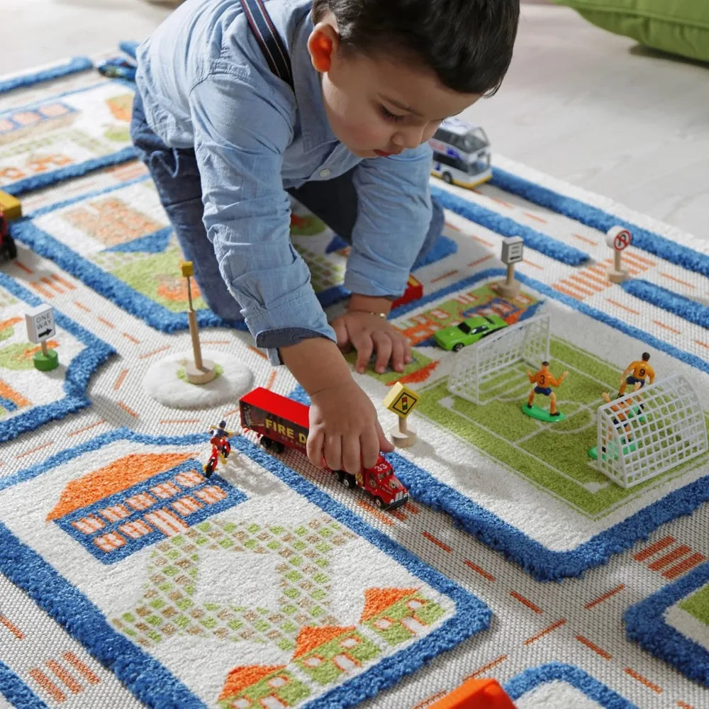 3D Play Carpets For Kids Educational Rug 59 By 39 Inches