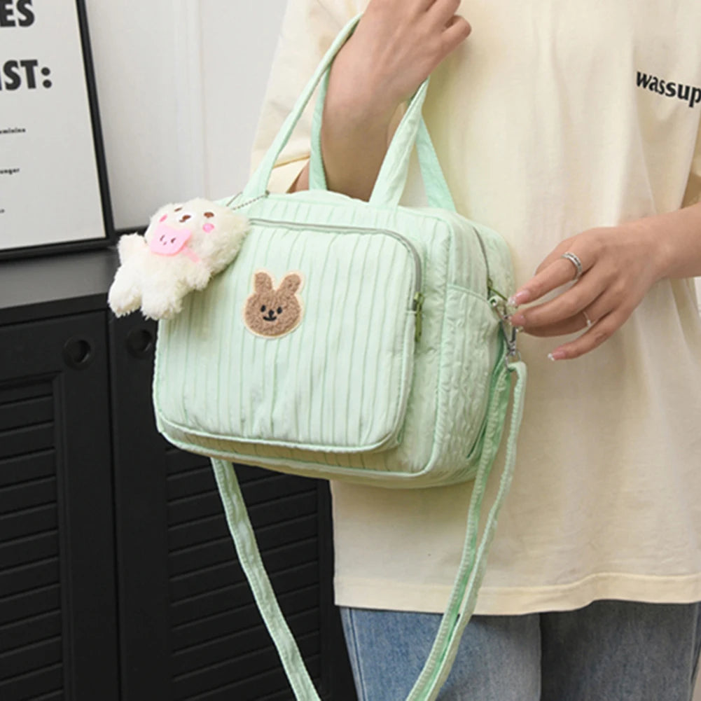 Nappy Maternity Diaper Bag With Pendant Cartoon Tote