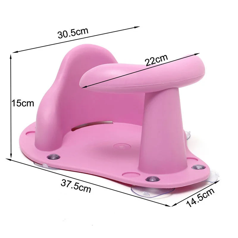 1PC Baby Care Bath Seat for Newborn Infants Anti Slip Plastic Baby Bath Tub Chair