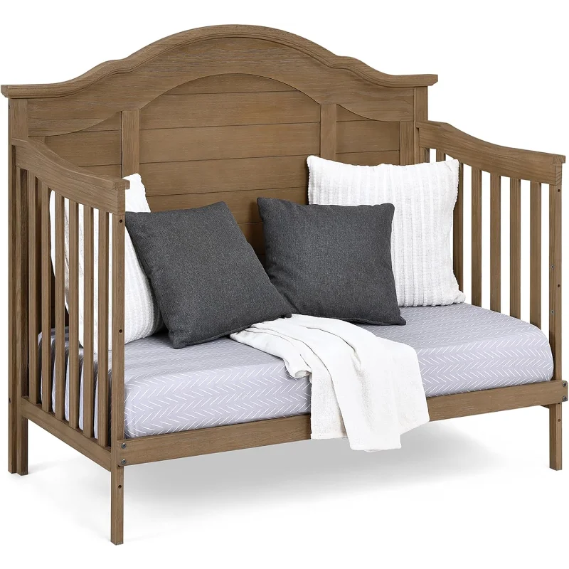 Delta Children Asher Six in One Convertible Crib Aged Oak