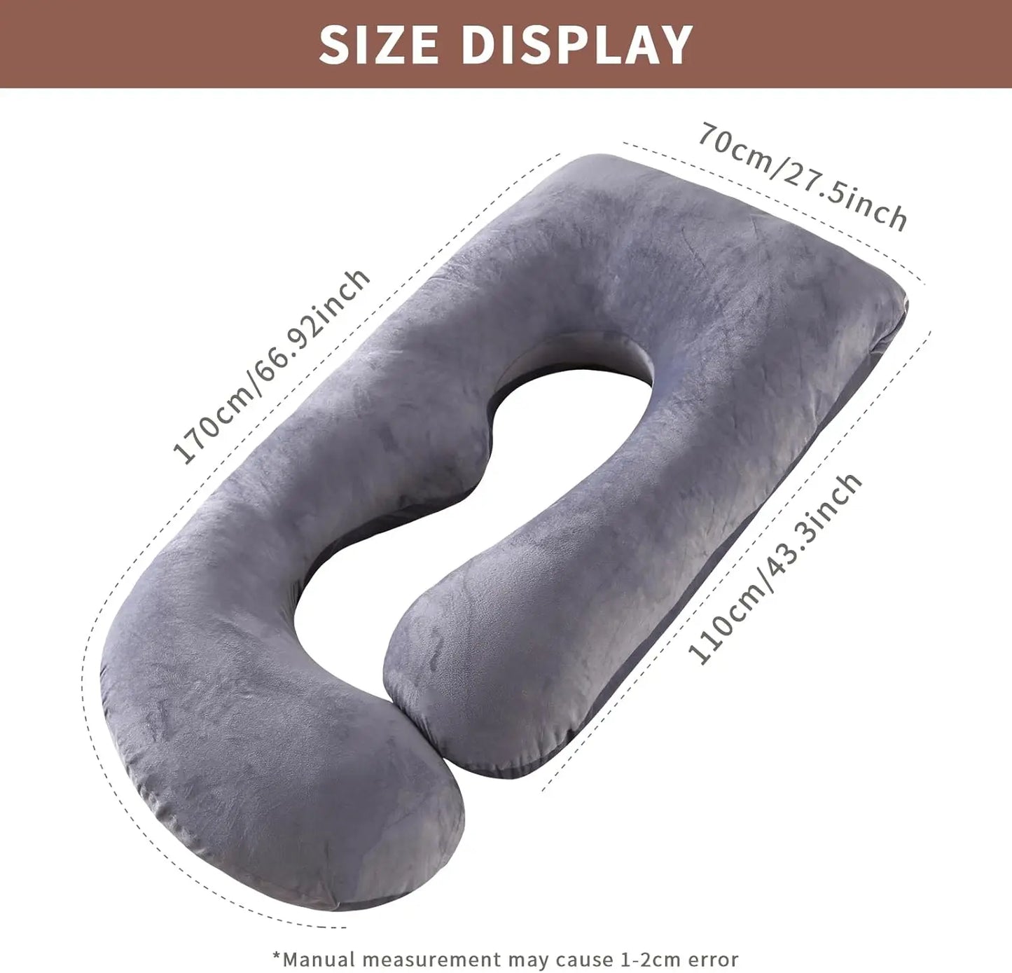 G Shape Pregnancy Pillow Full Body Maternity Pillow