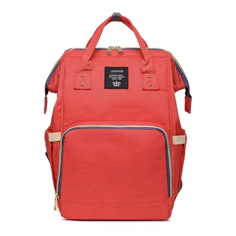 Lequeen Mummy Maternity Diaper Bag Backpack Large Capacity Stroller Bag Travel Diaper Backpack for Baby Care
