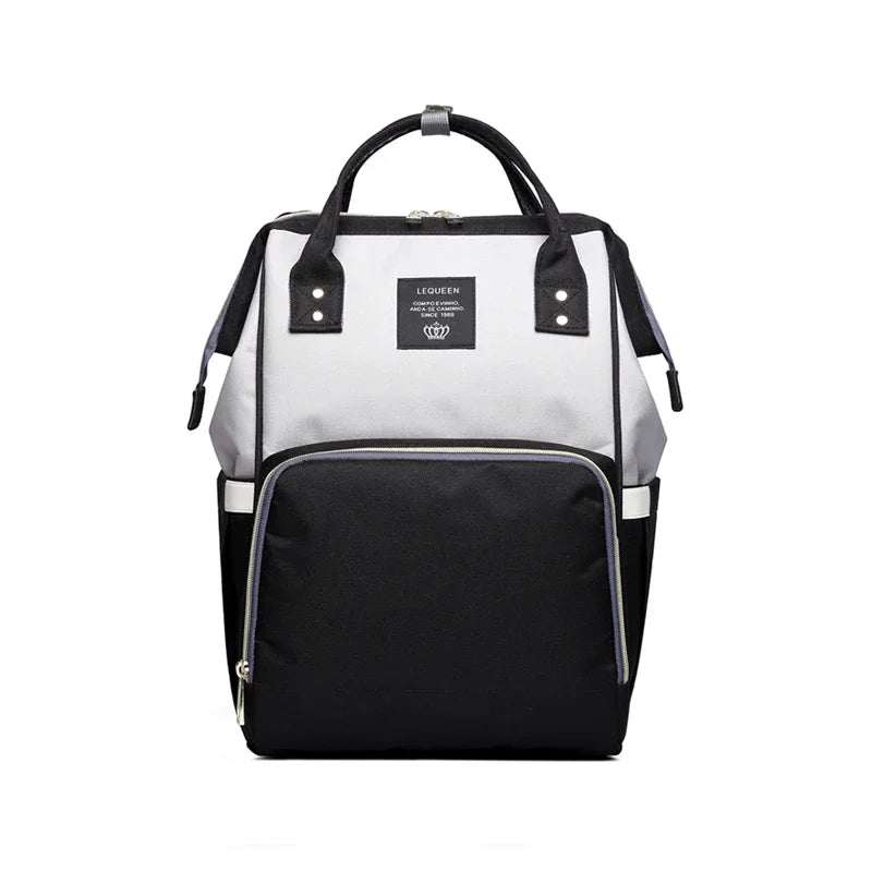 Lequeen Mummy Maternity Diaper Bag Backpack Large Capacity Stroller Bag Travel Diaper Backpack for Baby Care