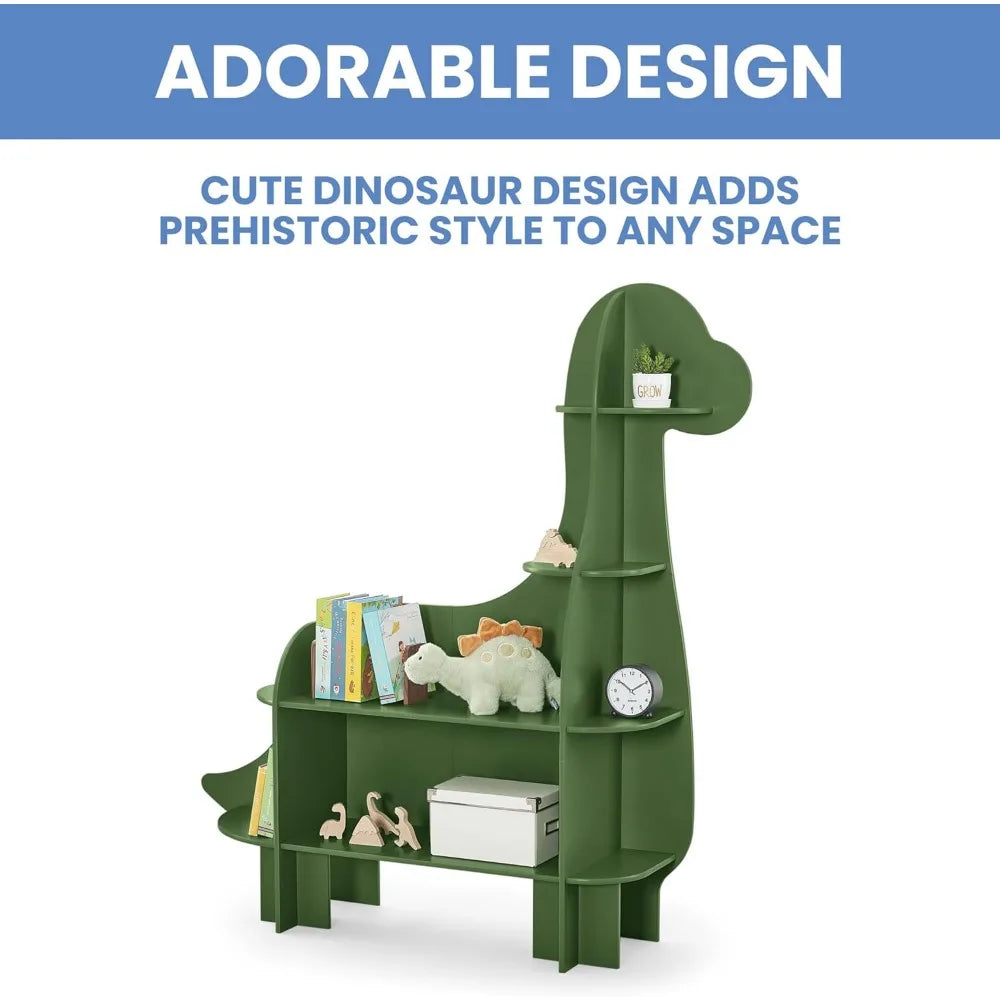Dinosaur Bookcase Fern Green Greenguard Gold Certified