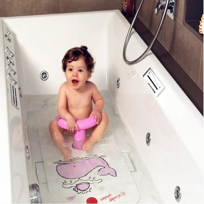 1PC Baby Care Bath Seat for Newborn Infants Anti Slip Plastic Baby Bath Tub Chair