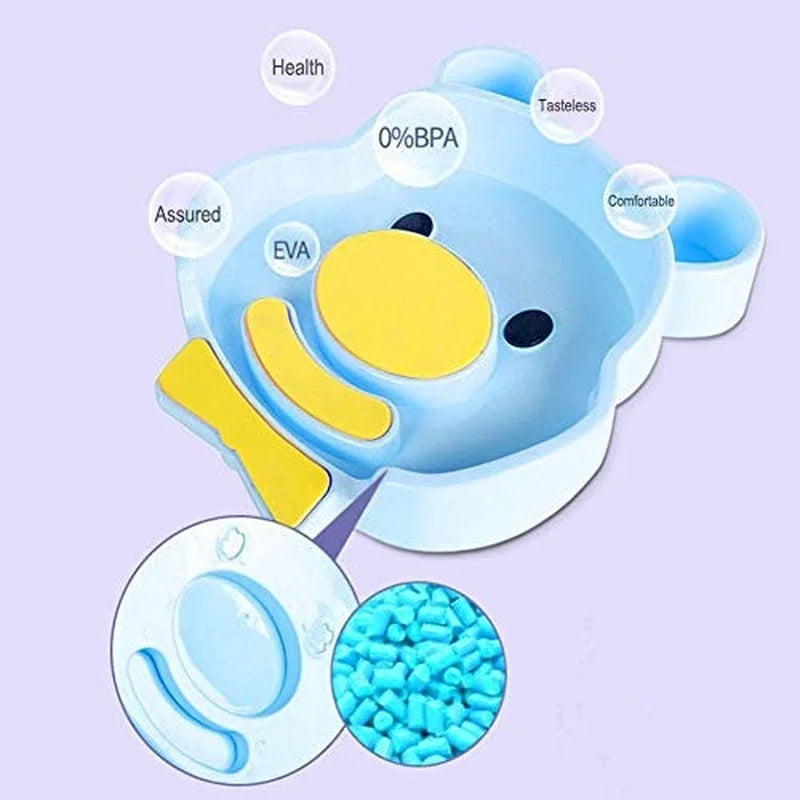 1pc Portable Baby Wash Tub Newborn Cute Animal Cartoon ABS Washing Basin Infants Bathing Head Bathtub