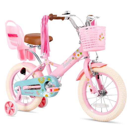 Stitch Daisy Girls Bike 12 14 16 Inches Doll Seat Ages 2 7
