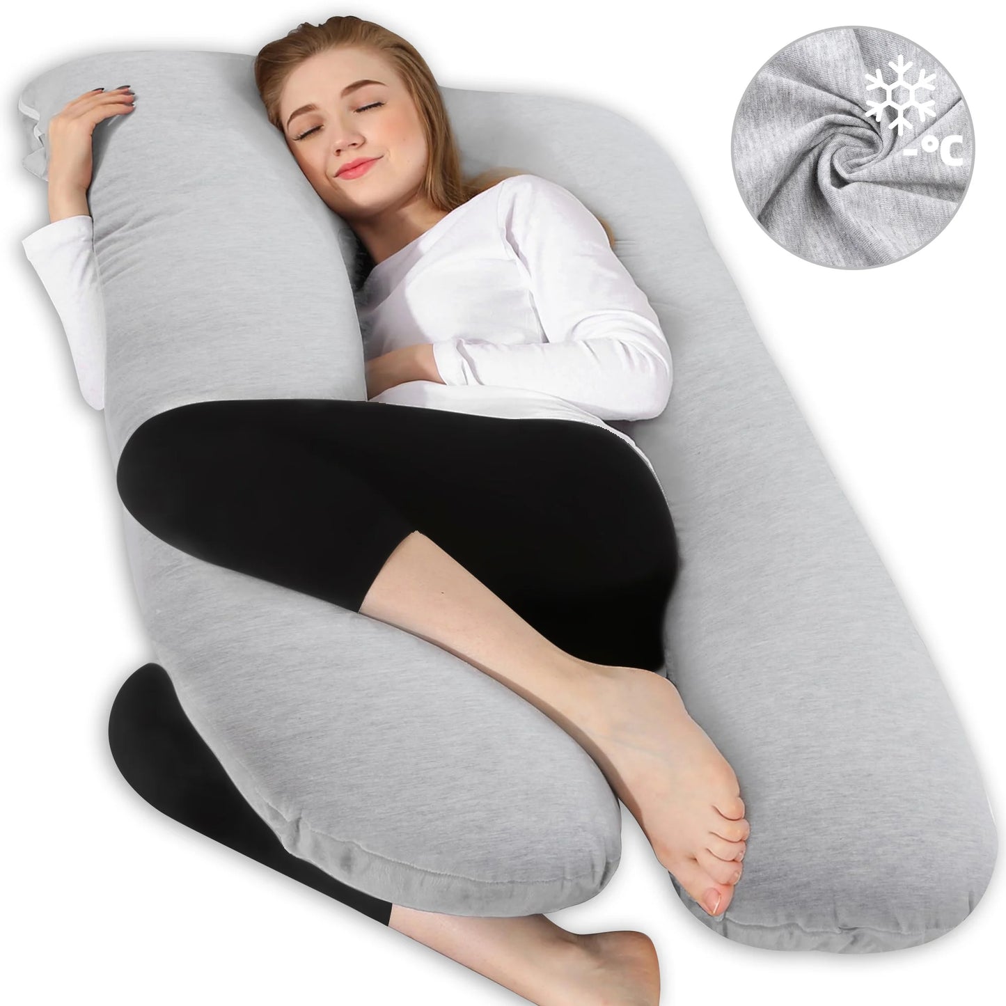 U Shape Pregnancy Pillow For Sleeping Large Body Pillow