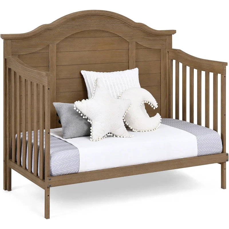 Delta Children Asher Six in One Convertible Crib Aged Oak