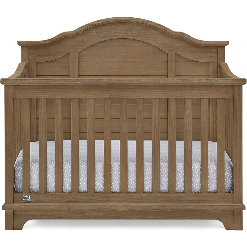 Delta Children Asher Six in One Convertible Crib Aged Oak