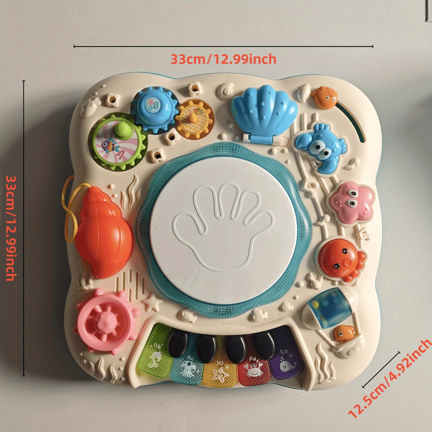 Child Activity Table Musical Instrument Game Educational Learning Toy Multi Functional Activity Center With Accessories