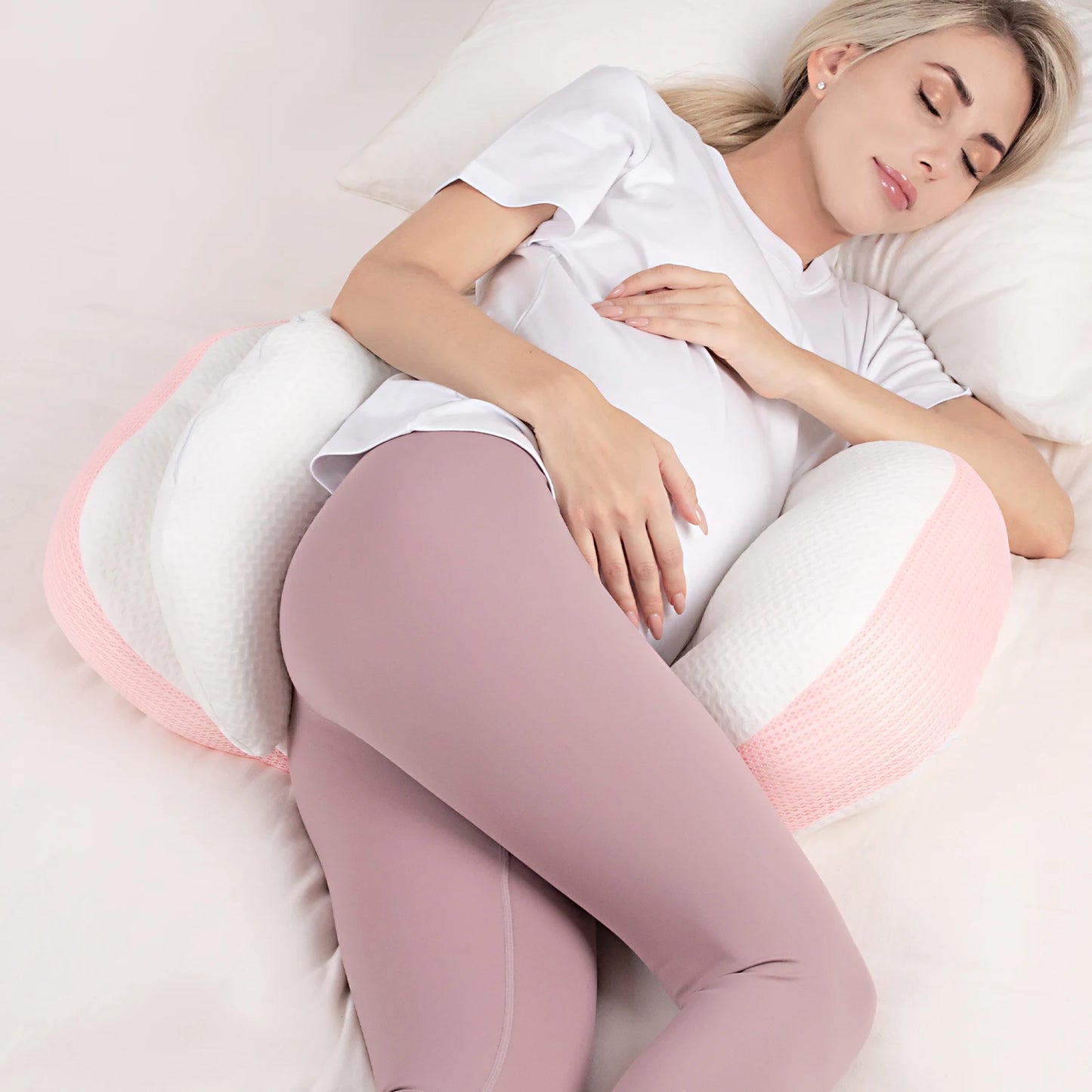 Pregnancy Pillow for Side Sleeping Waist Support for Pregnant Women