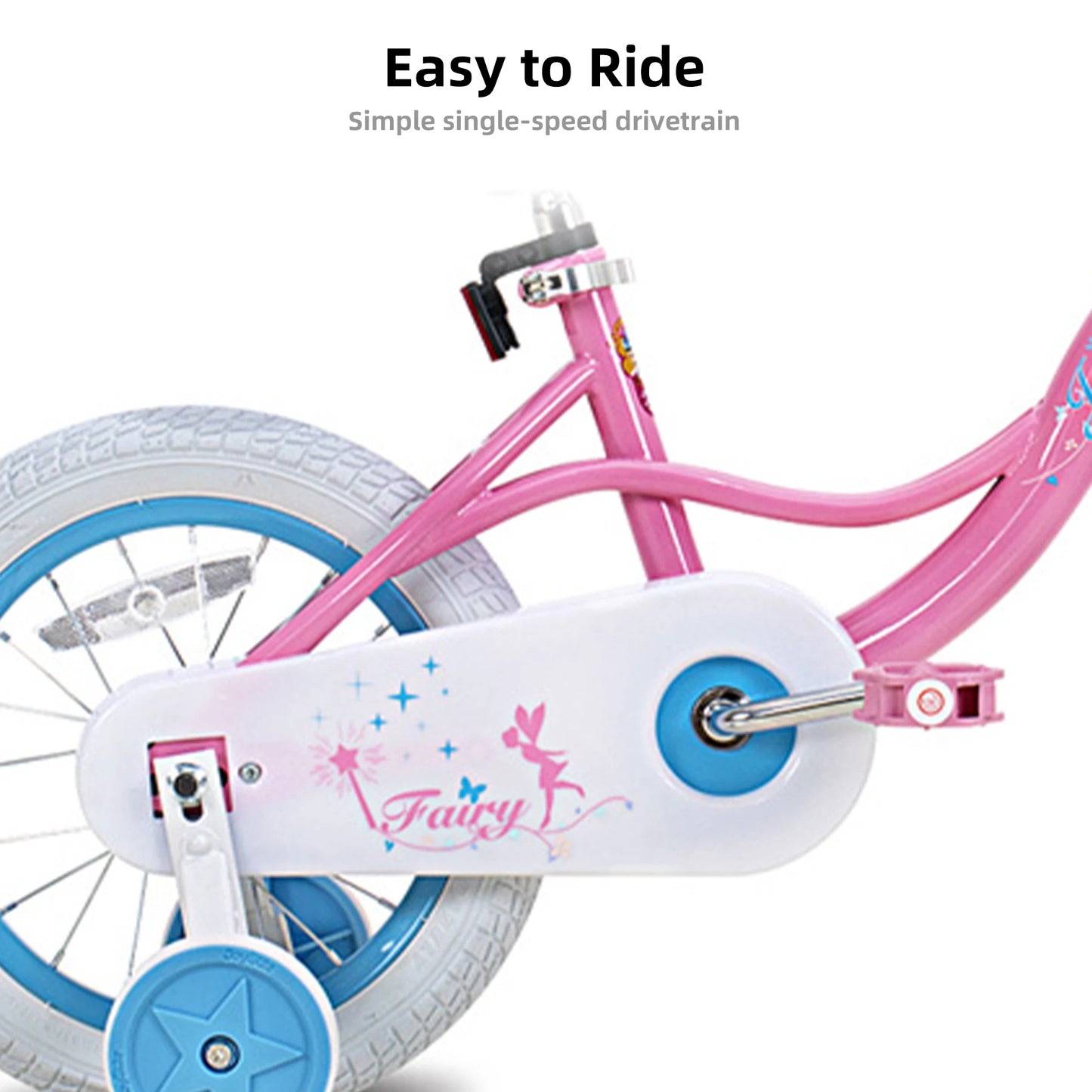Joystar Girls Bike for Toddlers and Kids Ages 2 to 8 Years 12 14 16 18 Inch Kids Bike with Training Wheels Handbrake and Basket