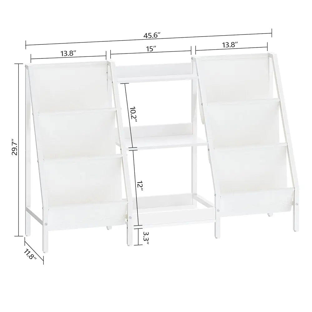 Kids Bookshelf And Toy Organizer 3 Tier Bookshelf For Kids Sturdy Kids Bookcase With Storage Toddler Book Shelf For Kids