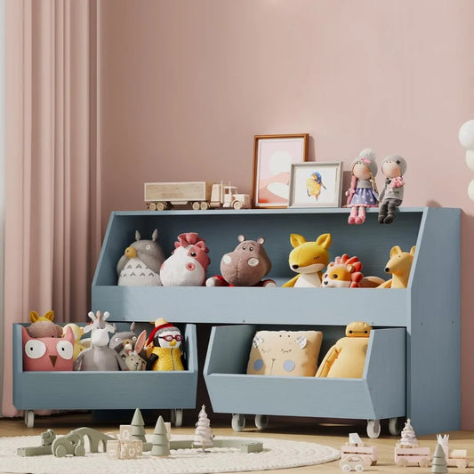 Multi Function Kids Toy Storage Organizer With Drawers