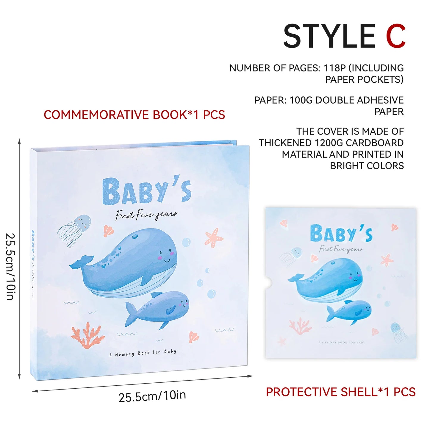 DIY Baby Memory Book Scrapbook Photo Album Pregnancy Diary