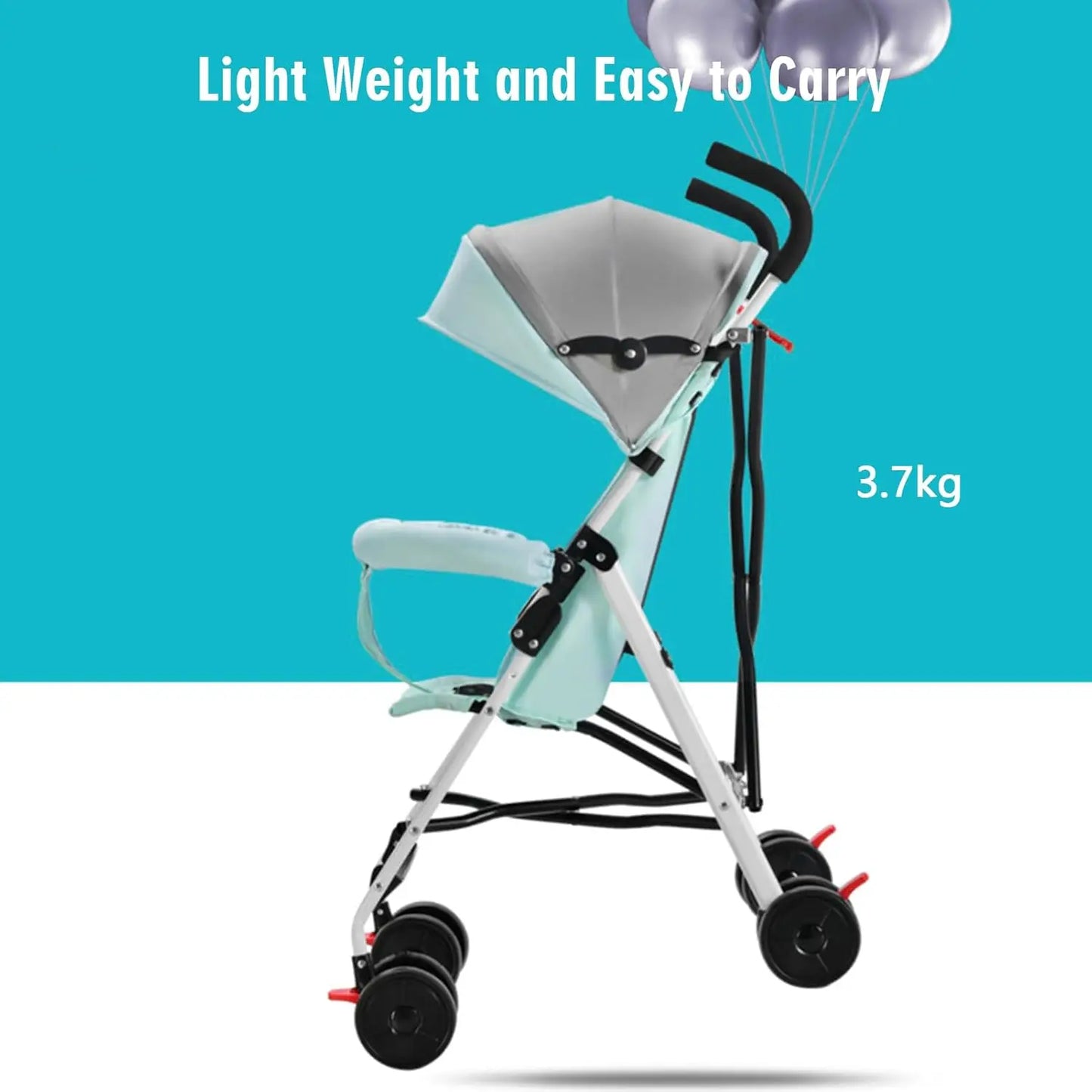 Ultra Light Travel Stroller Newborn To Toddler One Hand Fold