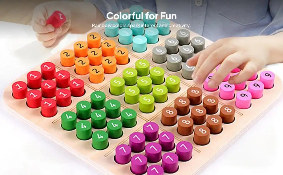 Wooden Sudoku Puzzles Board Game For Adults Brain Teasers