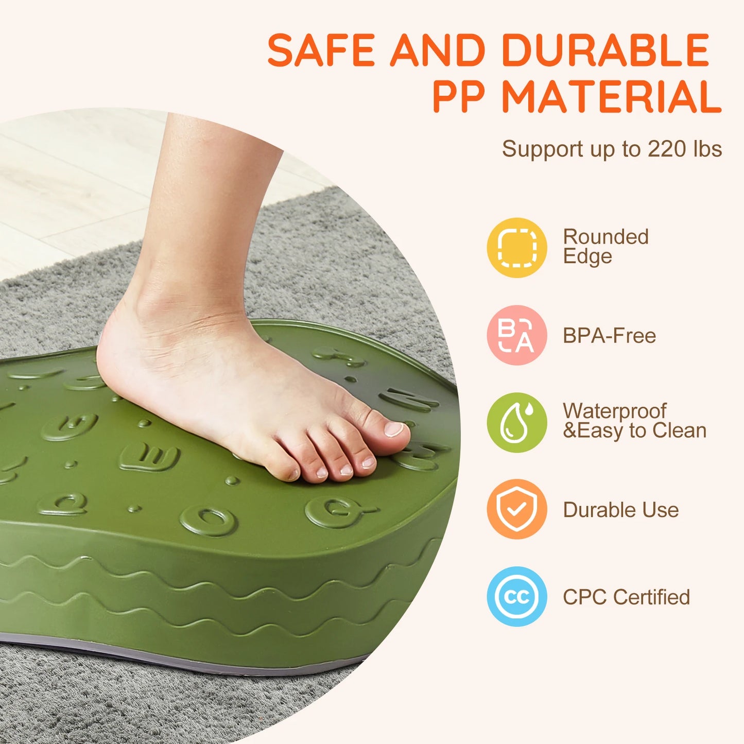SucceBuy Balance Stepping Stones Kids Indoor Outdoor Play