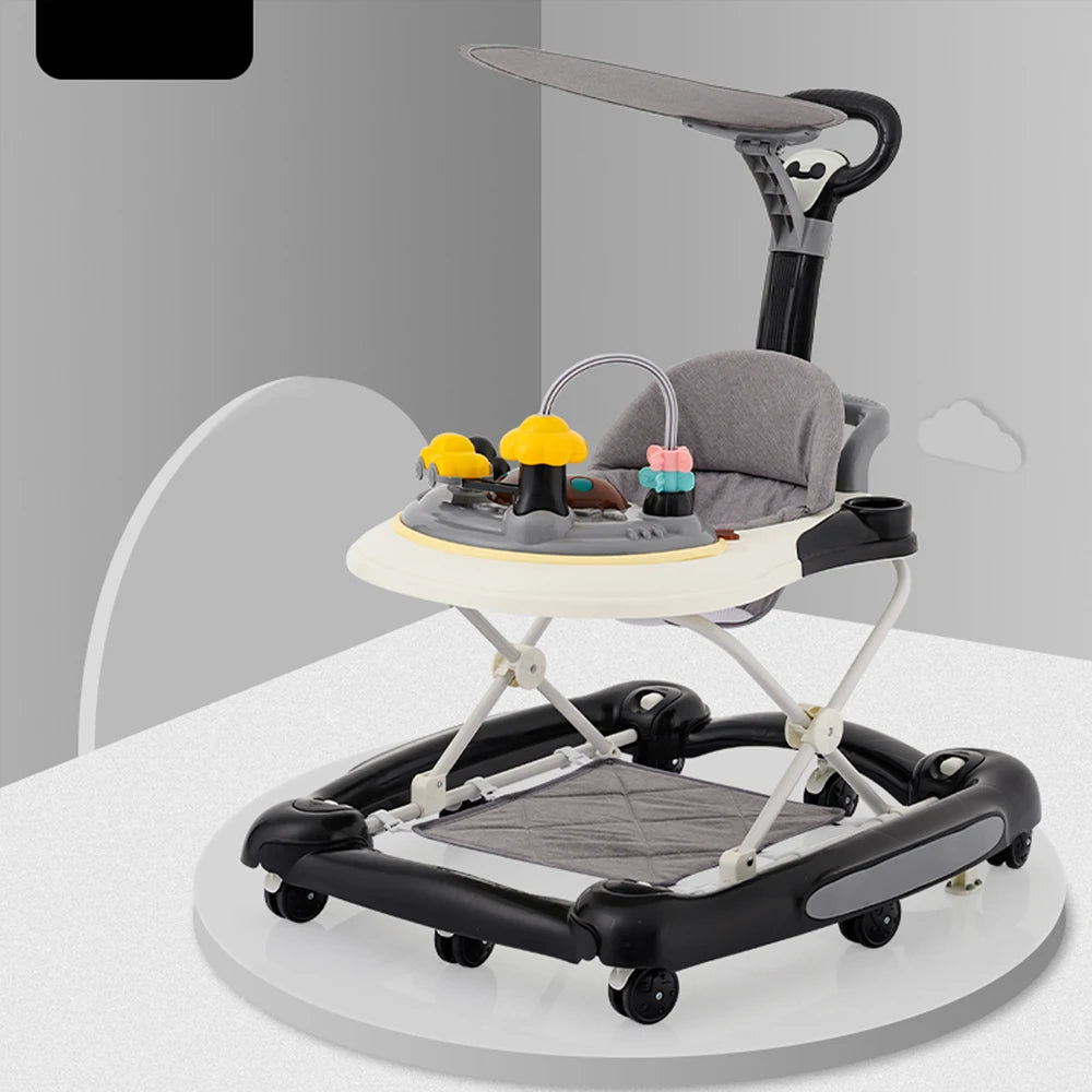 Foldable Baby Walker With Universal Wheels Learning Start
