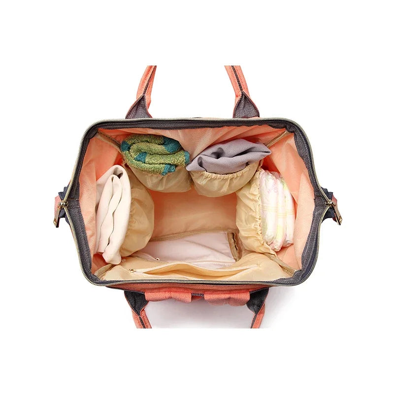 Lequeen Mummy Maternity Diaper Bag Backpack Large Capacity Stroller Bag Travel Diaper Backpack for Baby Care