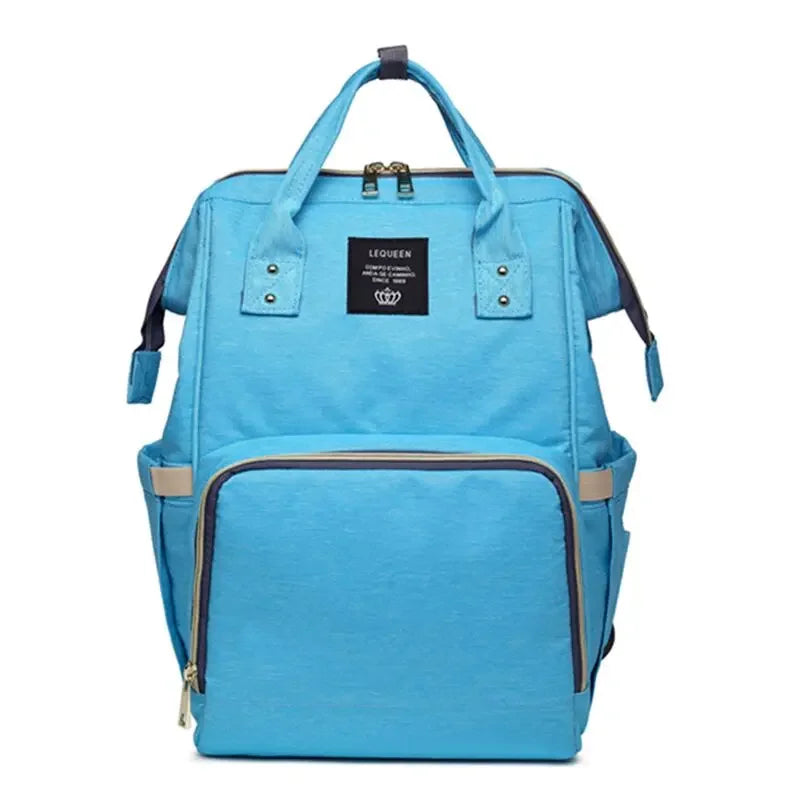 Lequeen Mummy Maternity Diaper Bag Backpack Large Capacity Stroller Bag Travel Diaper Backpack for Baby Care